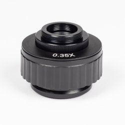 0.35X C-mount camera adapter for 1/3" chip sensors - Focusable