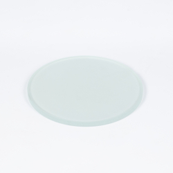 Frosted glass stage plate, Ø 80mm