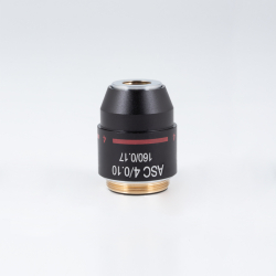 Achromatic super contrast objective ASC 4X/0.10 (WD=17mm)