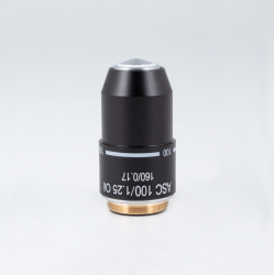 Achromatic super contrast objective ASC 100X/1.25/S-Oil (WD=0.14mm)