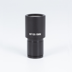 Micrometer eyepiece WF10X/18mm with 100 divisions in 10mm and crosshair