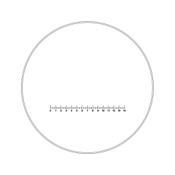 Reticle with 70 divisions in 14mm (Ø25mm)