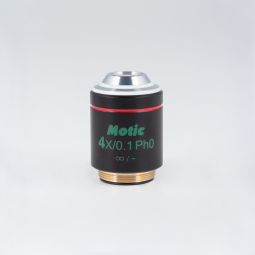 CCIS® Plan achromatic Phase objective PL Ph 4X/0.10 (WD=12.6mm) Ph0