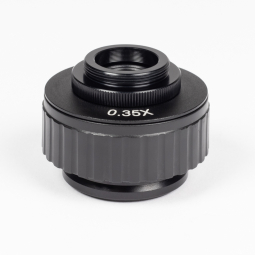 0.35X C-mount camera adapter for 1/3" chip sensors - Focusable
