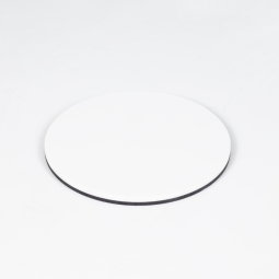 White stage plate, Ø 80mm