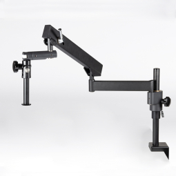 Articulating arm boom stand (table clamp), 600mm column