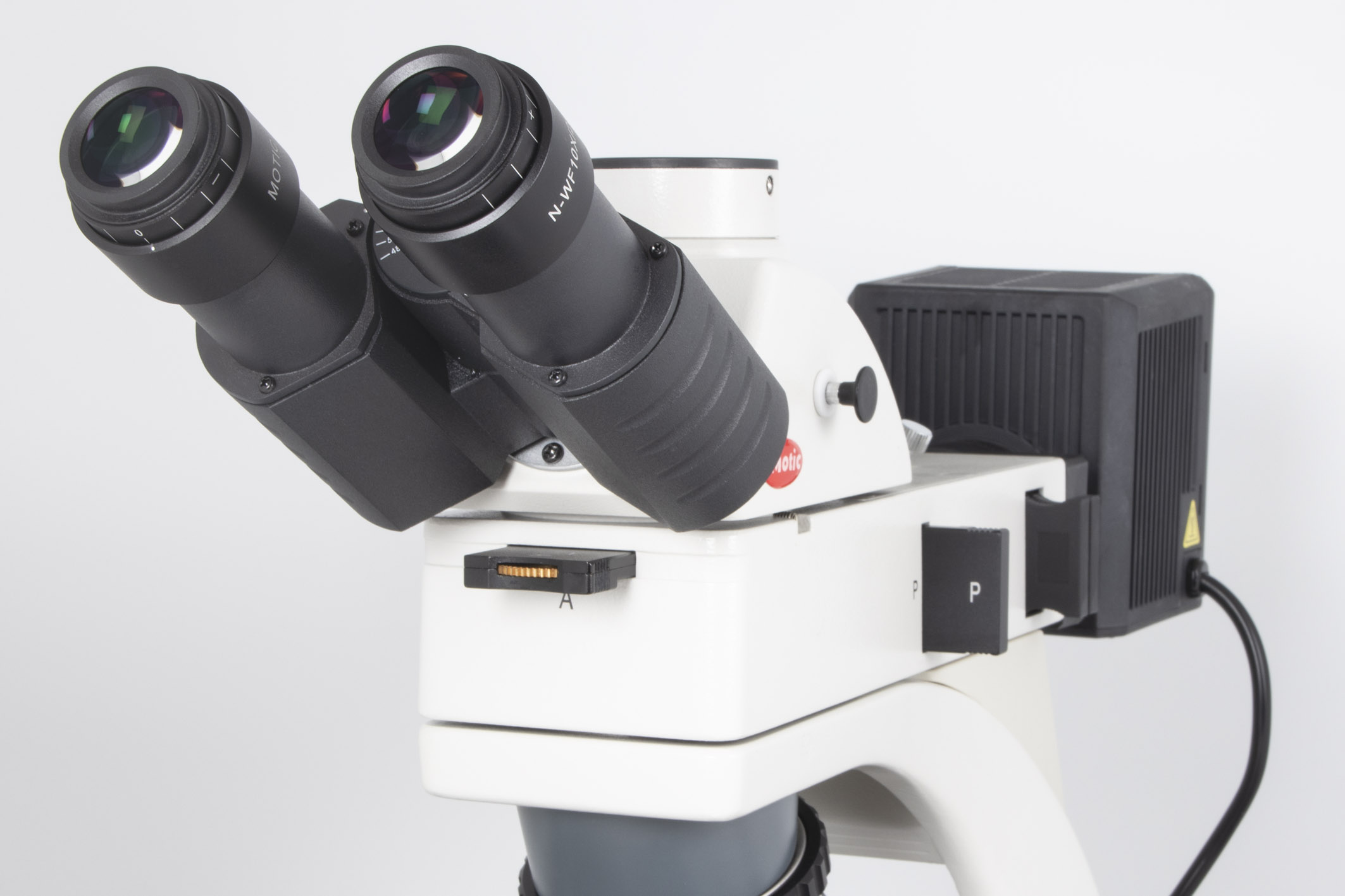 Motic 1100100402494 BA310Met Trinocular Erect Compound Microscope 