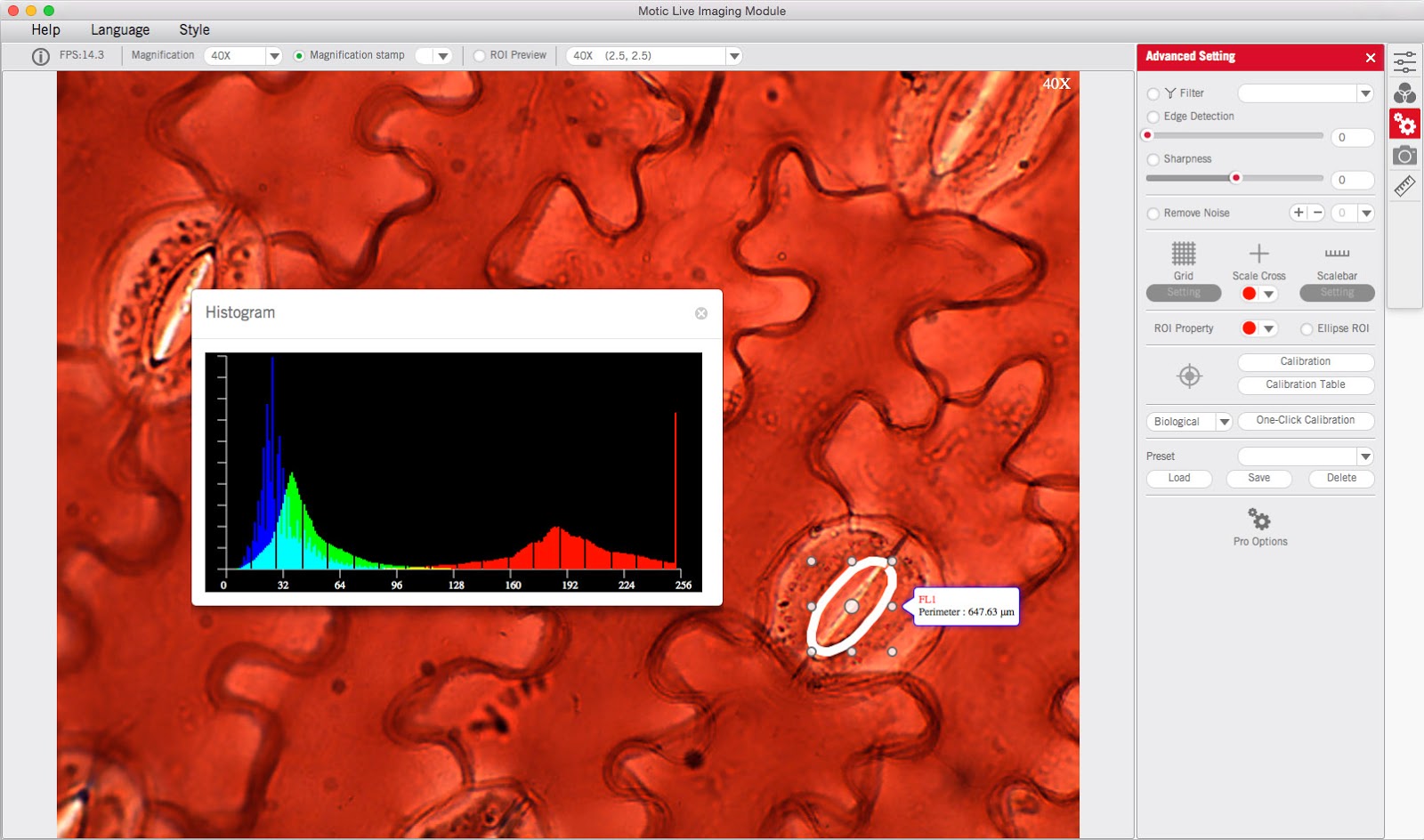 Motic Images Plus 3.0 - Sofware