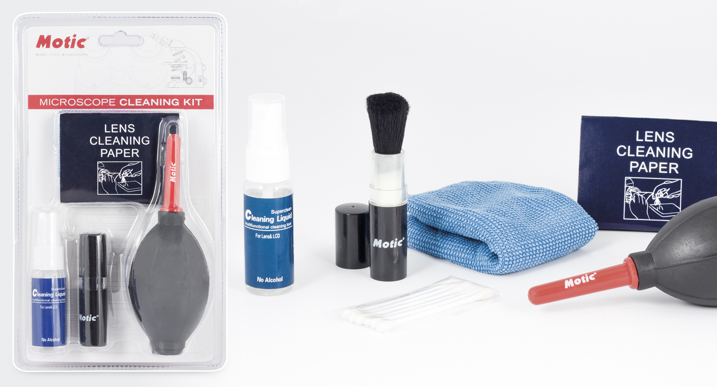 safety recommendations - Motic cleaning kit