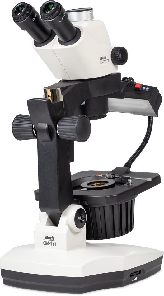 Motic's GM gemmology microscope