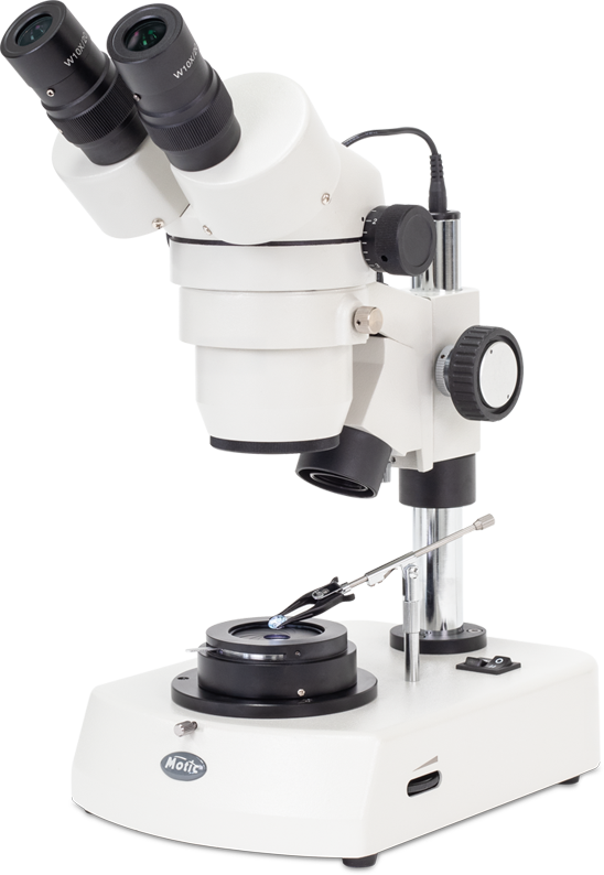 Motic's SMZ140 DF stereomicroscope for gemmology